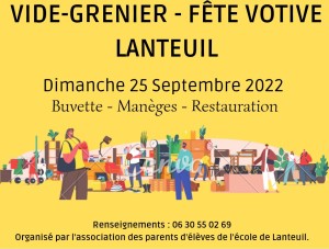 affiche vide grenier